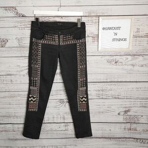 Tally Weijl Embroidered Skinny Jeans Size 30